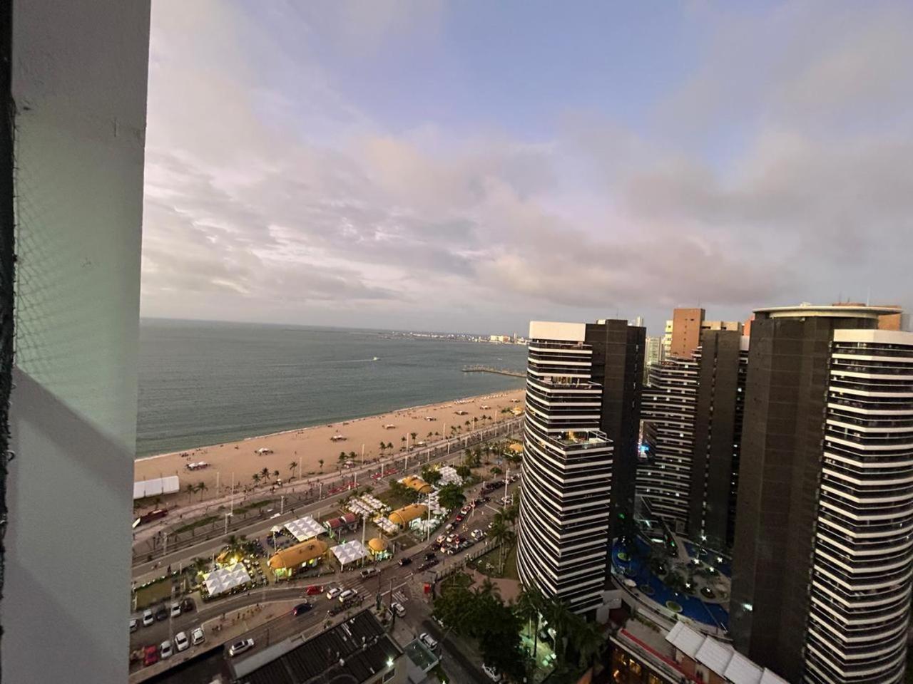 1901 - Apto Com Dois Quartos E Vista Mar Fortaleza  Esterno foto